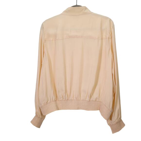 Spartina 449 Charleigh Lightweight Bomber Style Jacket - Large - Wheat - NWT - Picture 4 of 10